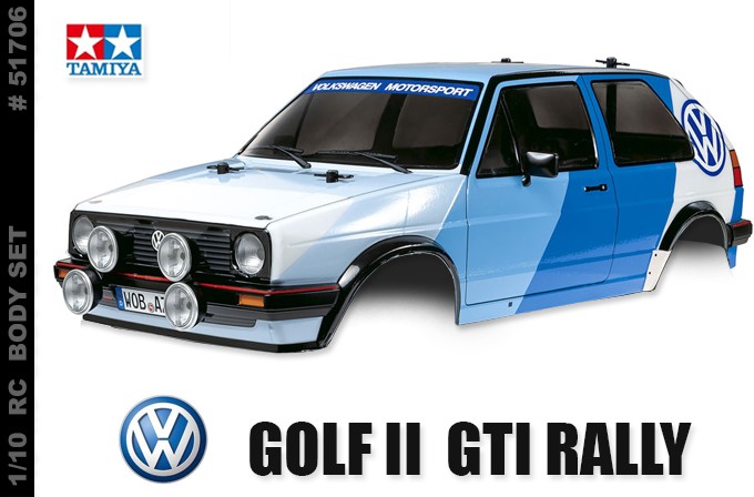 Tamiya - 1/10 Volkswagen Golf II GTI 16V Rally Body Set - RCNZ
