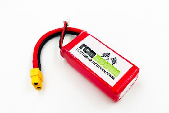  RCNZOOM - 11.1V Li-Po Battery 1500mah 35C image