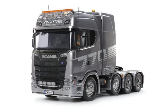 Tamiya - 1/14 Scania 770S 8x4/4 Truck Kit - Gun Metal Edition image