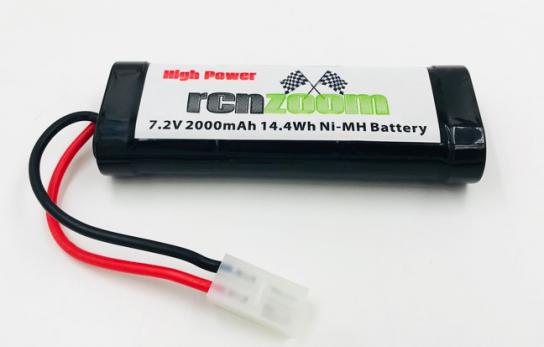  RCNZOOM - 7.2V Ni-Mh Battery 2000mah with Tamiya Plug image