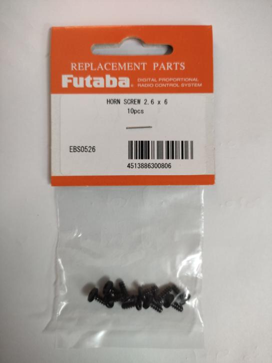 Futaba - Servo Horn Screw Set 2.6x6mm (10pcs) image