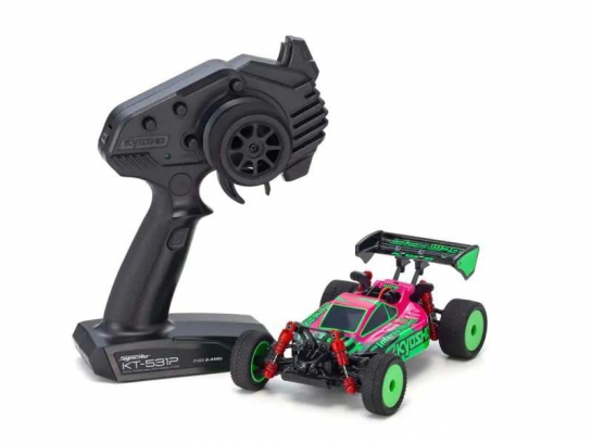 Kyosho - Inferno MP9 MINI-Z Buggy Readyset Pink/Green image