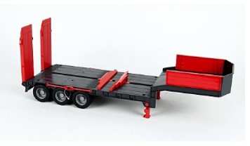 Bruder - 1/16 3 Axle Transporter Trailer Black/Red image